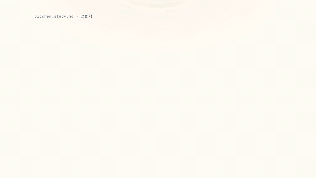 MATCHED! 생화학 마스터클래스